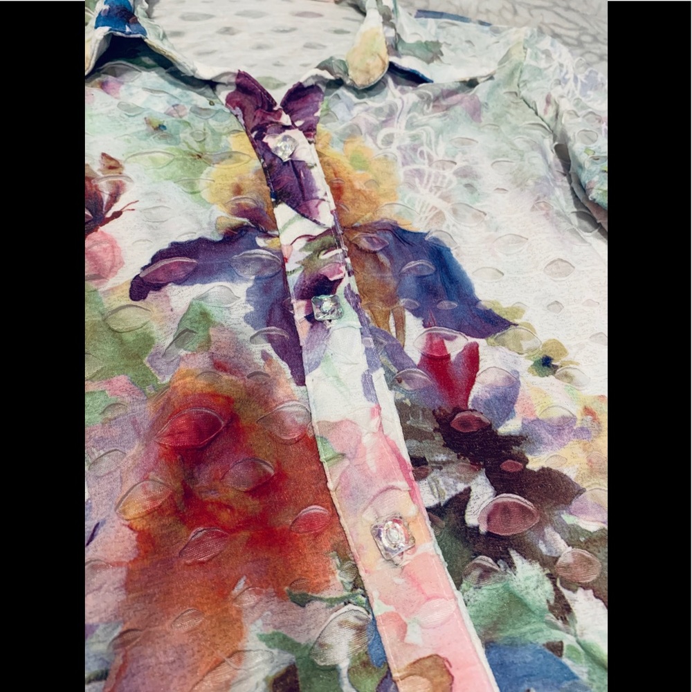 Boho Button Down Top - image 4